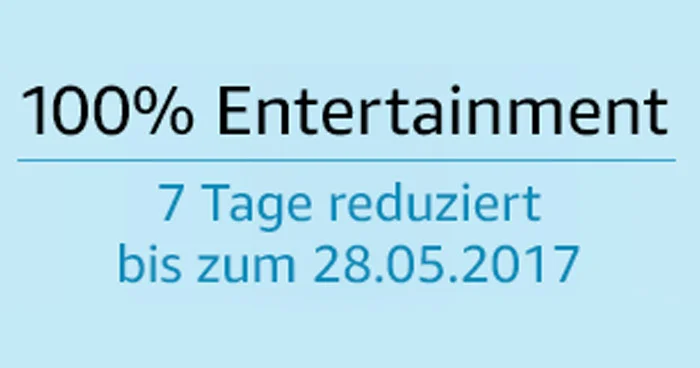 Amazon: 100% Entertainment