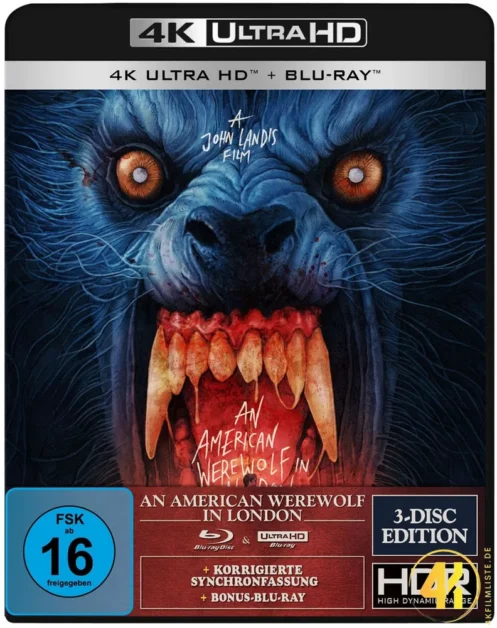 An American Werewolf in London 4K Blu-ray Ultra HD Blu-ray Disc