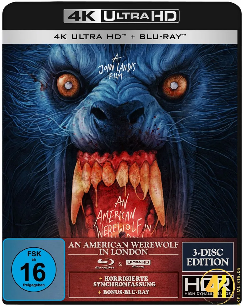 An American Werewolf in London 4K Blu-ray Ultra HD Blu-ray Disc