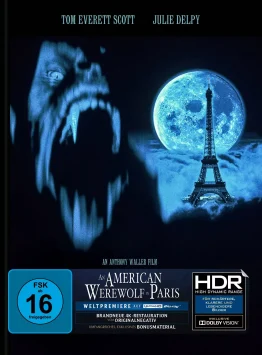 An American Werewolf in Paris - 4K Mediabook Cover B (Frontcover mit FSK Logo)