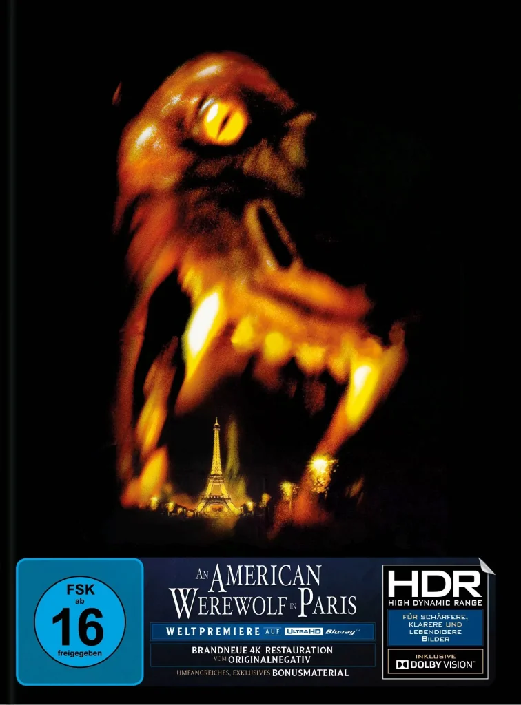 An American Werewolf in Paris - 4K Mediabook Cover C (Frontcover)