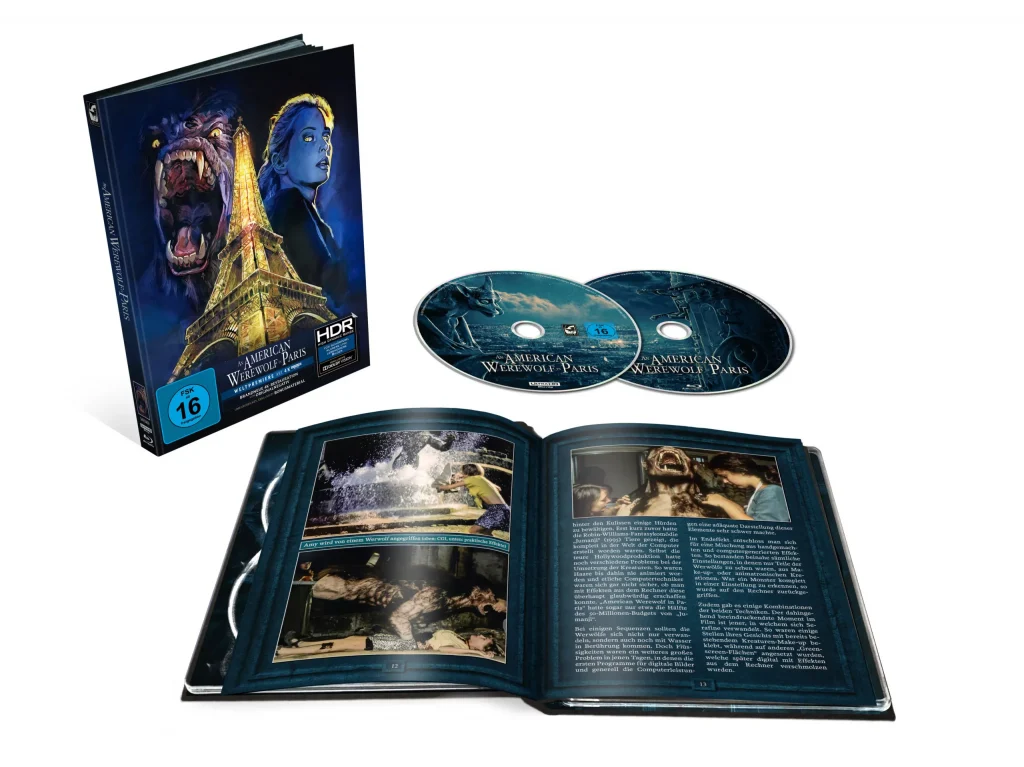 An American Werewolf in Paris (Unpacking) im 4K Mediabook mit UHD Blu-ray Disc (Timo Würz Cover) (Mediabook A)