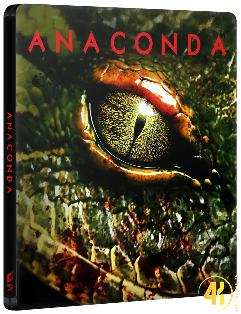 Anaconda 1997 4K Steelbook Frontcover Ultra HD Blu-ray Disc