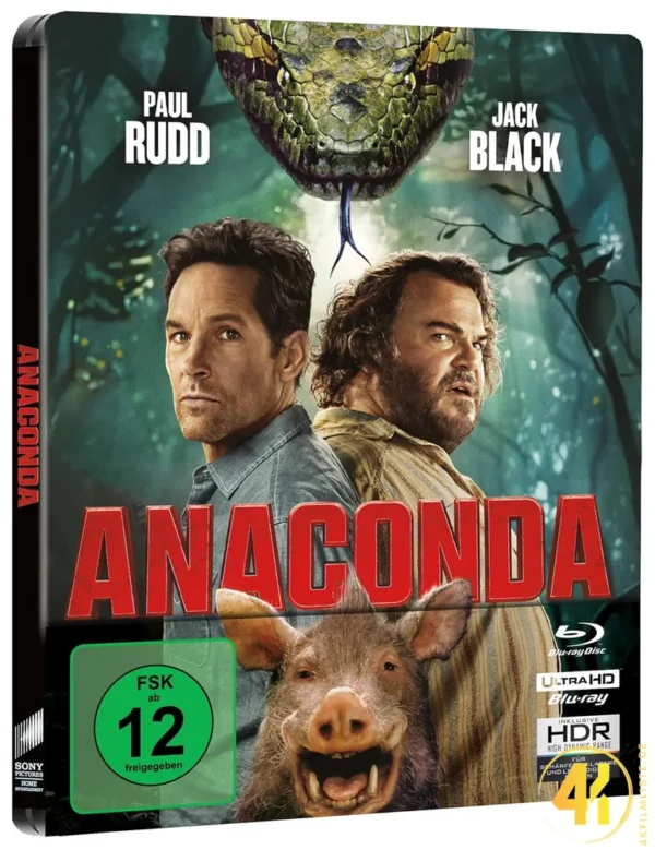 Anaconda (2025) – 4K Steelbook (UHD + Blu-ray Disc)