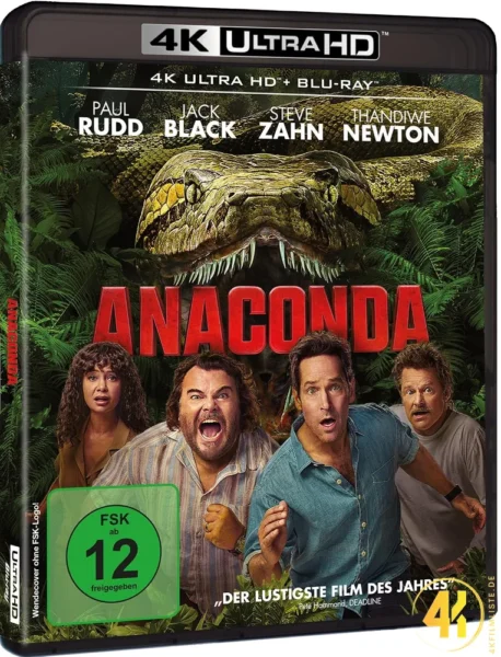 Anaconda (2025) – 4K Blu-ray (UHD + Blu-ray Disc)