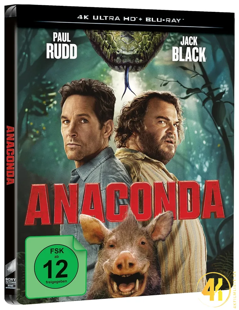 Anaconda 2026 4K Steelbook Ultra HD Blu-ray Disc