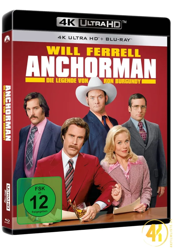 Anchorman: Die Legende von Ron Burgundy – 4K Blu-ray (UHD + Blu-ray Disc)