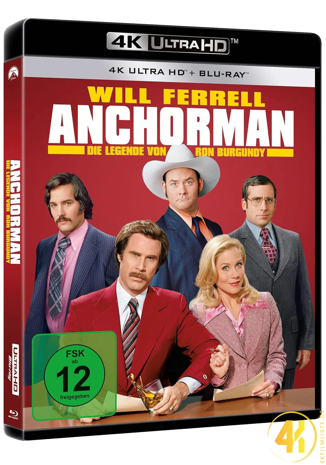 Anchorman: Die Legende von Ron Burgundy – 4K Blu-ray (UHD + Blu-ray Disc)
