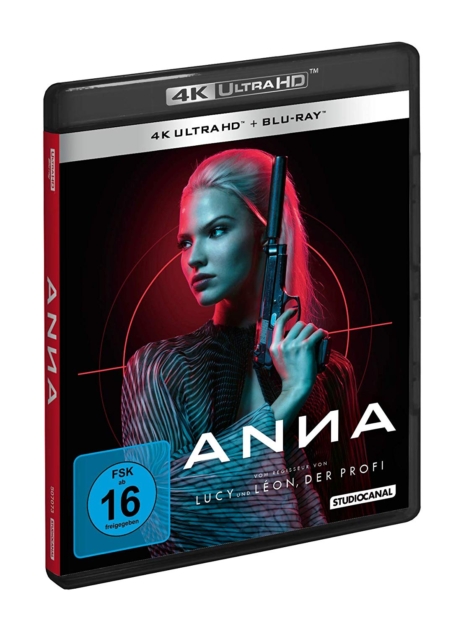 Seitenansicht von Luc Bessons Anna 4K Cover