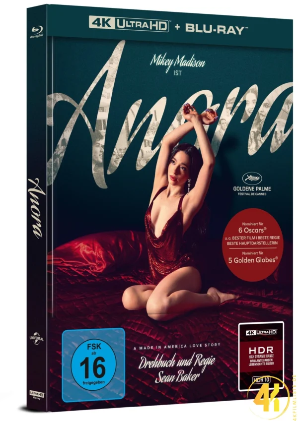 Anora (Cover A) – 4K Mediabook (UHD + Blu-ray Disc)