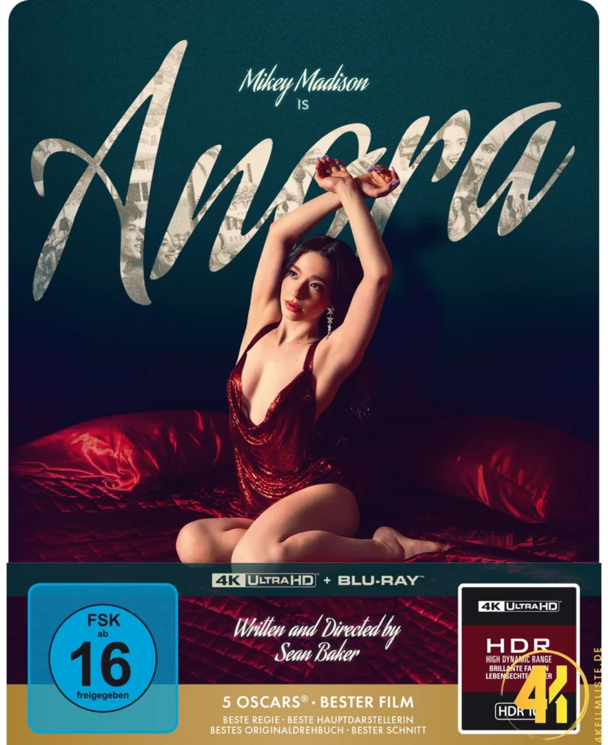 Anora 4K Steelbook Ultra HD Blu-ray Disc