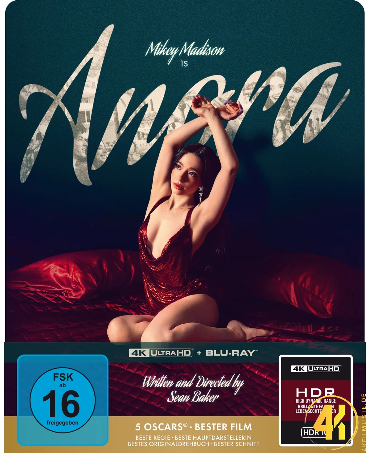 Anora – 4K Steelbook (UHD + Blu-ray Disc)