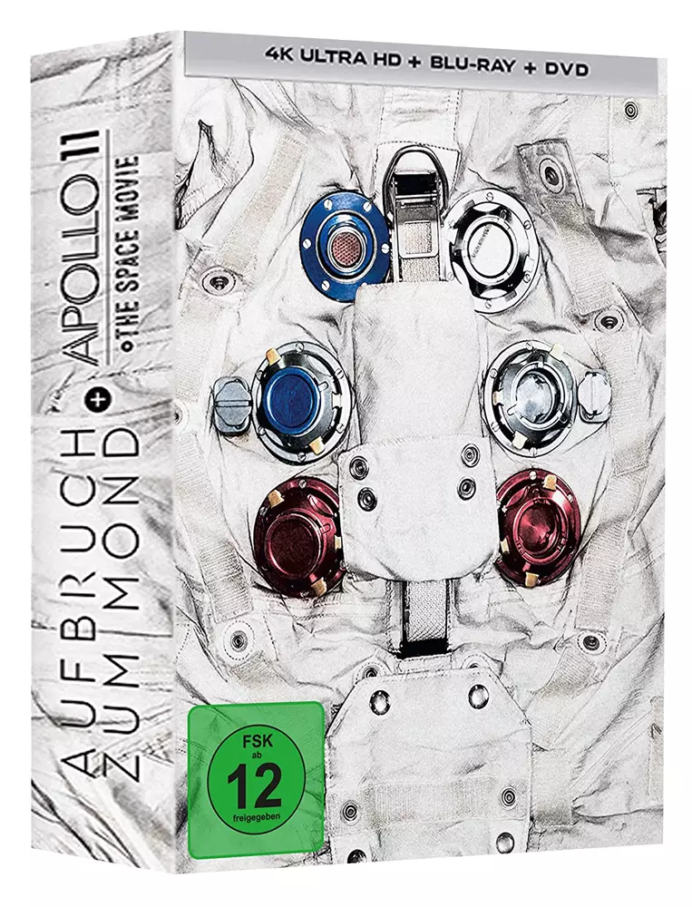 Apollo 11 & The Space Movie (1979) sowie Aufbruch zum Mond mit Ryan Gosling im 4K Limited Mediabook mit Blu-ray DIsc, 4K Ultra HD Blu-ray und DVD