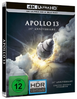 Apollo 13 in 4K im Ultra HD Steelbook (Seitenansicht)