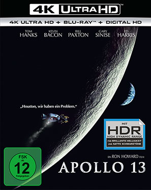 Apollo 13 - Deutsches UHD-Blu-ray Cover