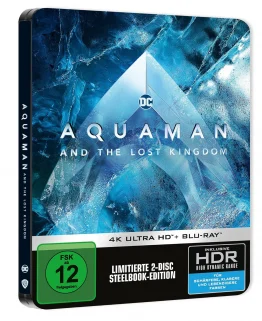 Aquaman 2 The Lost Kingdom 4K Ultra HD Blu-ray Steelbook