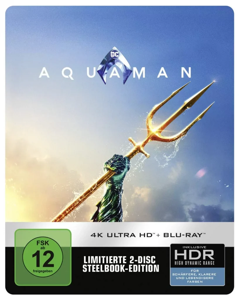 Aquaman 4K UHD Steelbook (Frontcover)