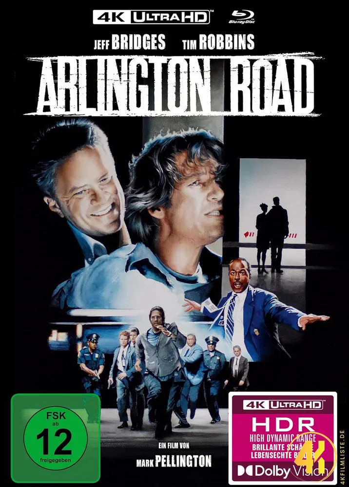 Arlington Road Jeff Bridges 4K Mediabook Ultra HD Blu-ray Disc