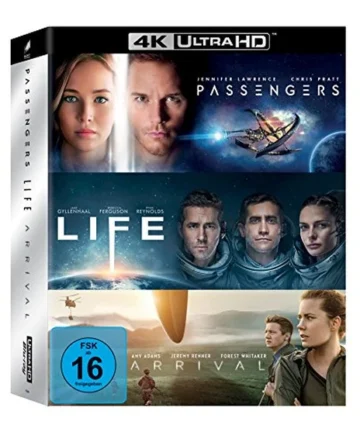 Arrival / Life / Passengers – 4K Blu-ray (UHD Blu-ray Disc)