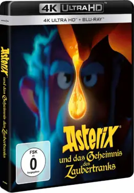 Asterix und das Geheimnis des Zaubertranks 4K UHD Blu-ray (Frontcover)