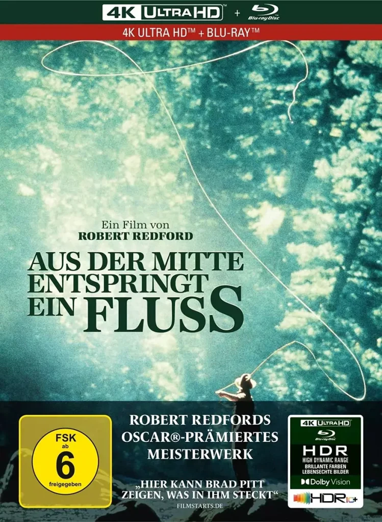 Aus der Mitte entspringt ein Fluss (A River Runs Through It) - 4K Mediabook mit Brad Pitt