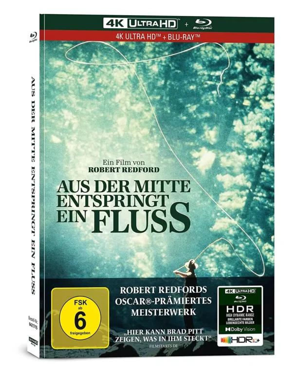 Aus der Mitte entspringt ein Fluss – 4K Mediabook (UHD + Blu-ray Disc)