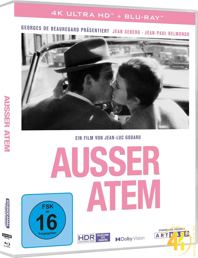 Ausser Atem 4K Blu-ray Ultra HD Blu-ray Disc