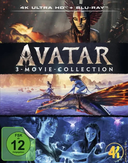 Avatar 3 Movie Set 4K Blu-ray Ultra HD Blu-ray Disc 1