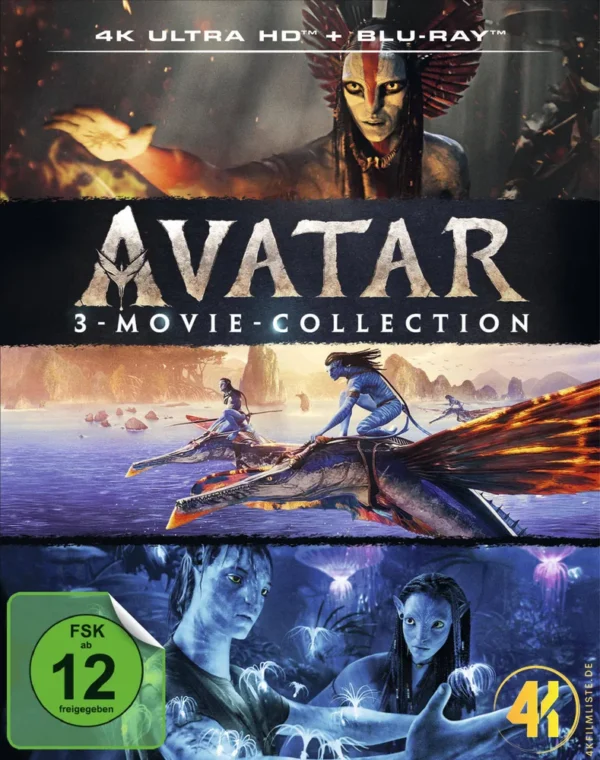 Avatar (3 Movie Set) – 4K Blu-ray (UHD + Blu-ray Disc)