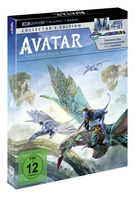 Avatar: Aufbruch nach Pandora (Extended Edition) (Dolby Vision) (Collector’s Edition) – 4K Digipak (UHD + Blu-ray Disc + Bonus Blu-ray)
