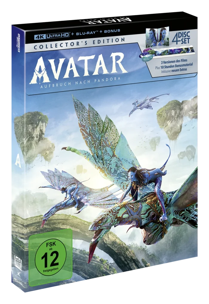 Avatar: Aufbruch nach Pandora (Extended Edition) (Dolby Vision) (Collector’s Edition) – 4K Digipak (UHD + Blu-ray Disc + Bonus Blu-ray)