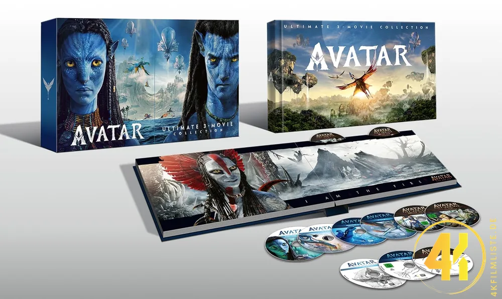 Avatar 9 Disc Edition mit Buch 4K Blu-ray Ultra HD Blu-ray Disc