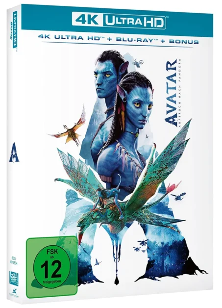 Avatar Aufbruch nach Pandora 4K Ultra HD Fassung 3 Disc Set Bonus Blu-ray