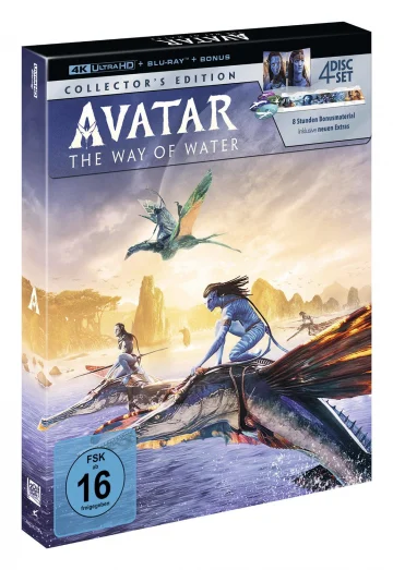 Avatar The Way of Water 4K Digipak Ultra HD Blu-ray Disc