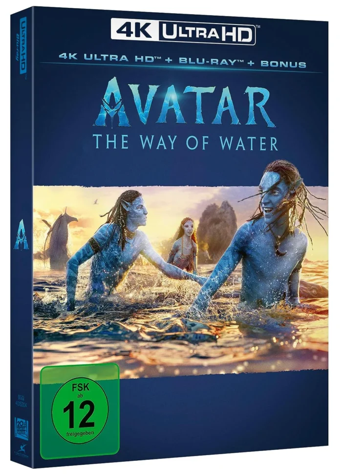 Avatar 2: The Way of Water (Dolby Vision) – 4K Blu-ray (UHD + Blu-ray Disc + Bonus Blu-ray)