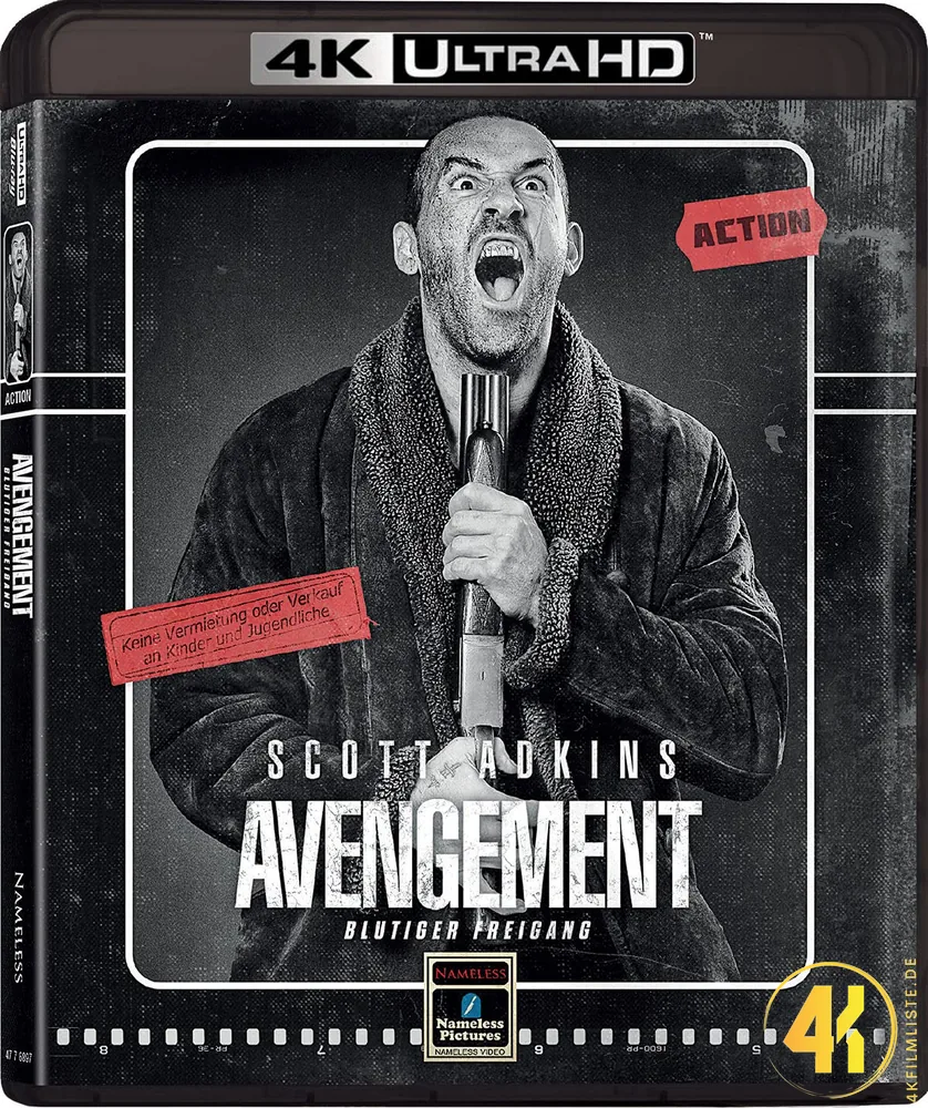 Avengement 4K Blu-ray Ultra HD Blu-ray Disc