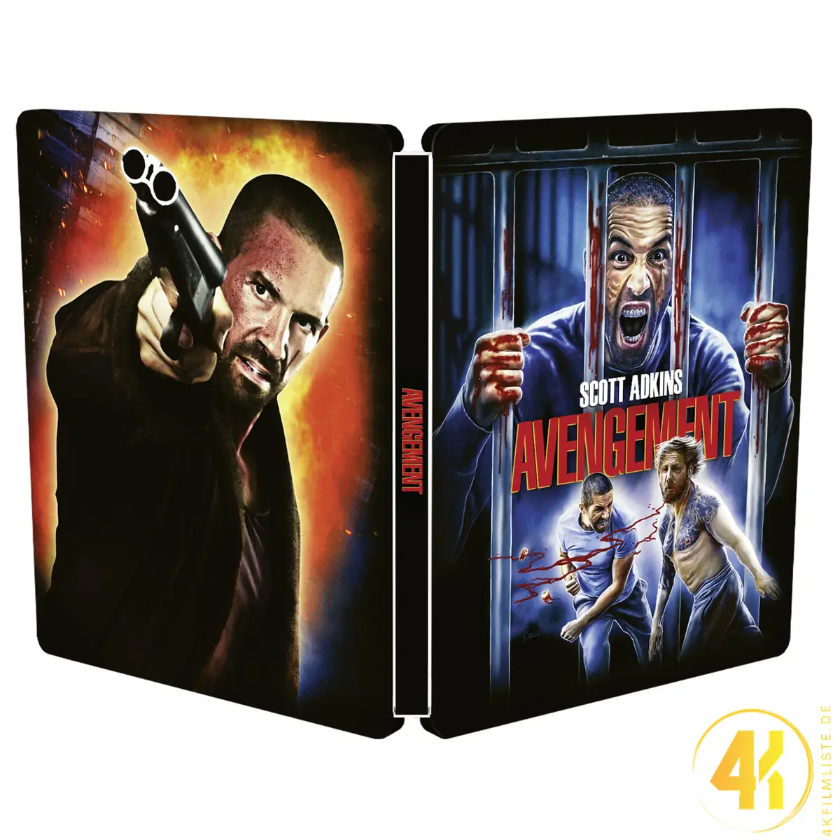 Avengement: Blutiger Freigang (Cover B) – 4K Steelcase (UHD + Blu-ray Disc)