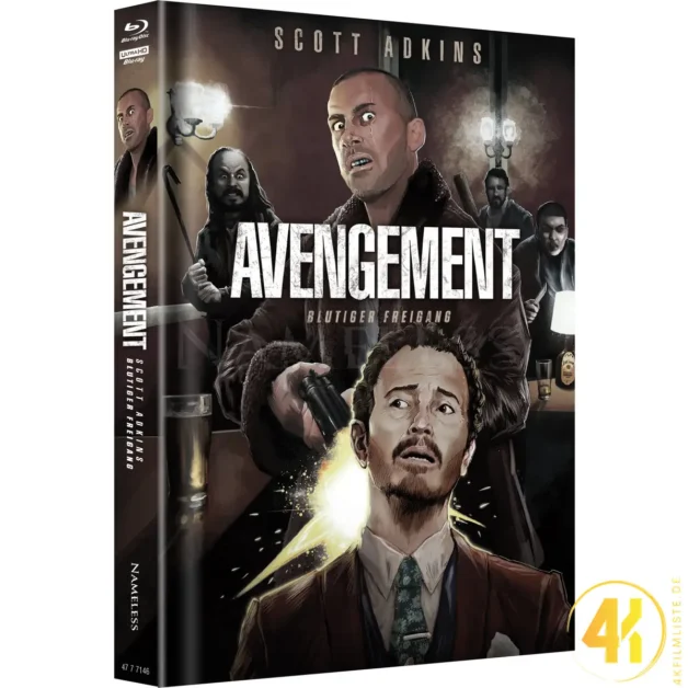 Avengement: Blutiger Freigang (Cover G) – 4K Mediabook (UHD + Blu-ray Disc + Bonus Blu-ray)