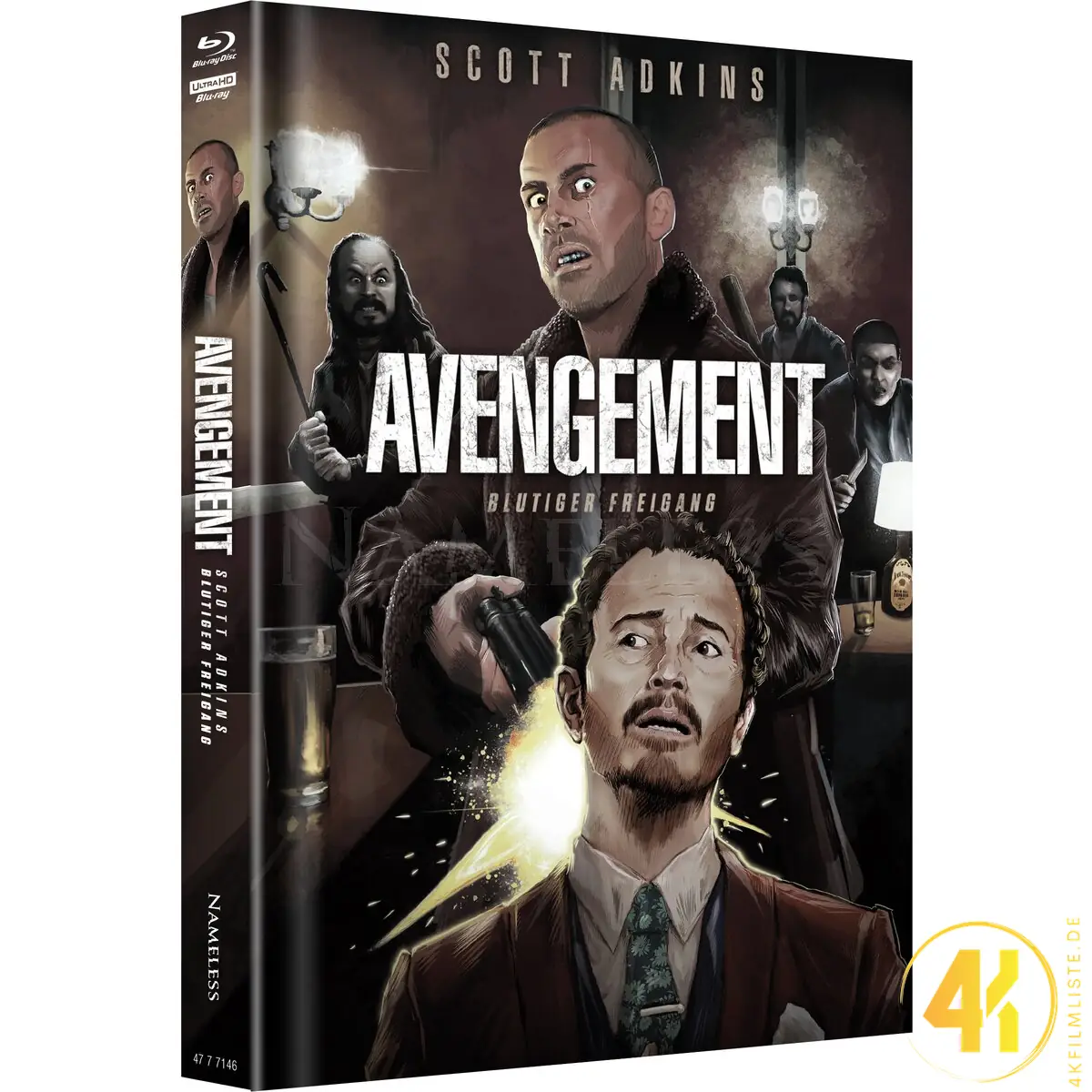 Avengement: Blutiger Freigang (Cover G) – 4K Mediabook (UHD + Blu-ray Disc + Bonus Blu-ray)
