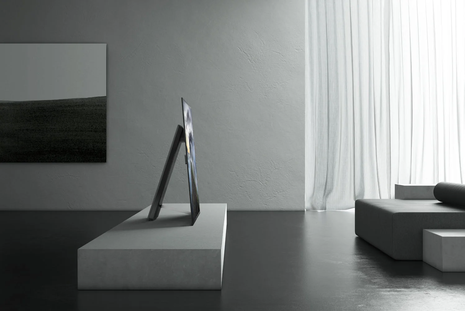 Riegel der Sony BRAVIA A1 Serie