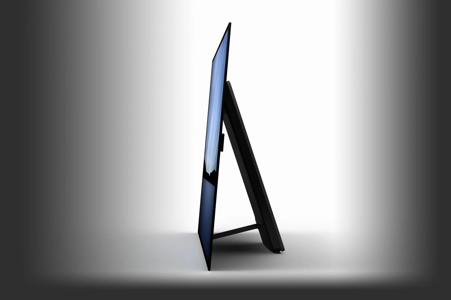 Seitenansicht der Sony BRAVIA A1 Serie