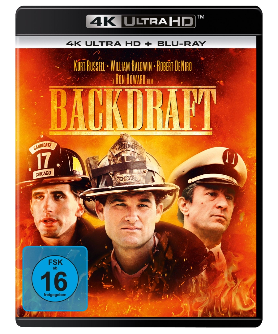 Backdraft - 4K UHD Blu-ray Disc Cover von Universal
