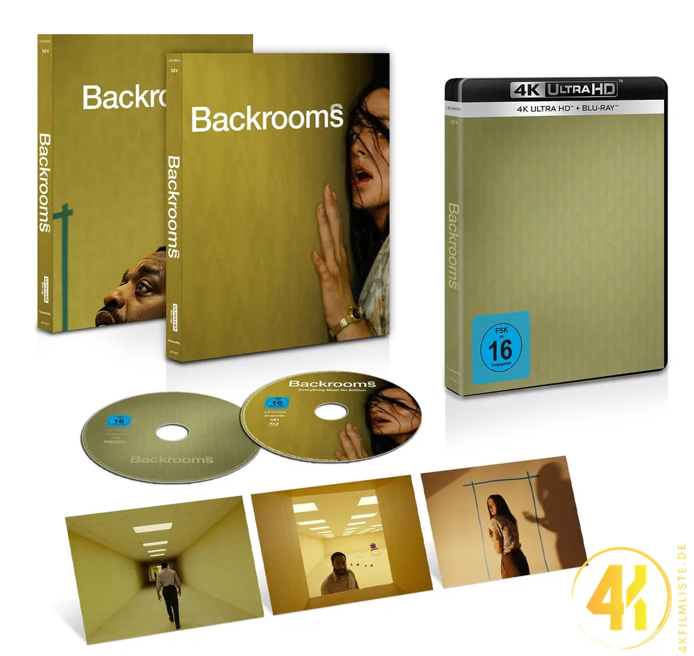 Backrooms Schuber 4K Blu-ray Ultra HD Blu-ray Disc