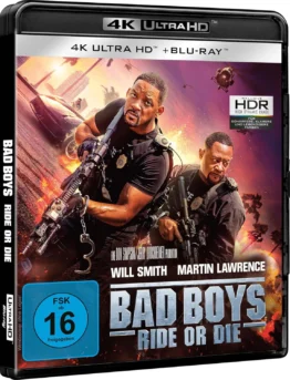 Bad Boys Ride or Die 4K Blu-ray UHD Keep Case