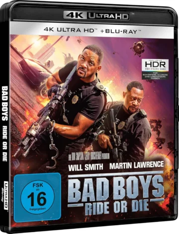 Bad Boys Ride or Die 4K Blu-ray UHD Keep Case