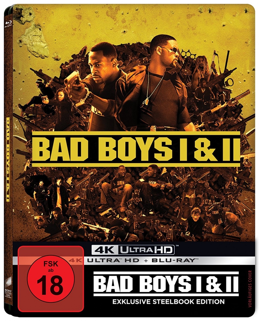 4K-Steelbook zu Bad Boys und Bad Boys 2