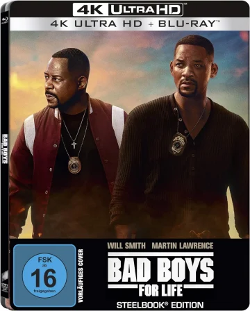Bad Boys for Life 4K Steelbook UHD Blu-ray Disc