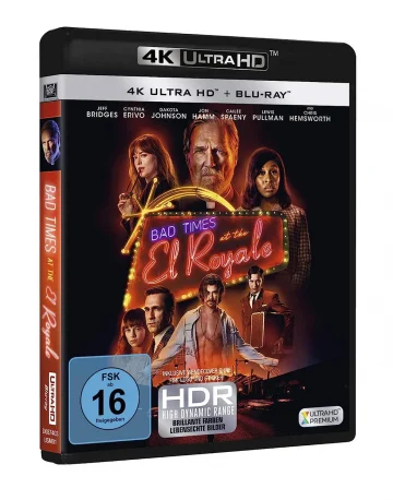 Bad Times at the El Royale 4K Blu-ray Disc Frontcover