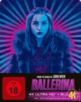 Ballerina 4K Steelbook Front Ultra HD Blu-ray Disc