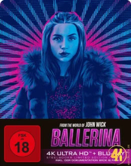 Ballerina 4K Steelbook Front Ultra HD Blu-ray Disc
